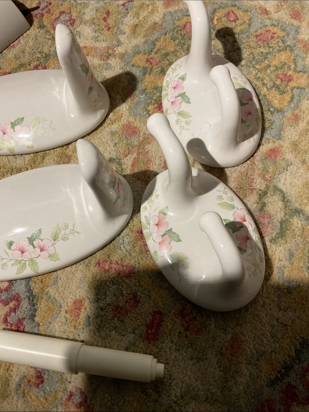 Lenape Toilet Paper Holder and Towel Hooks